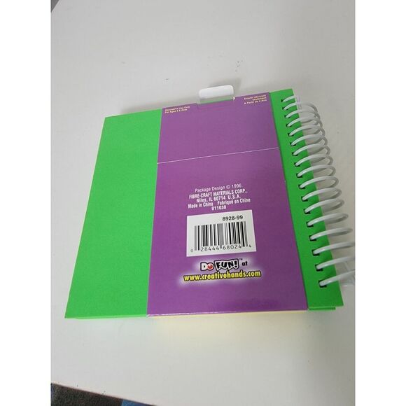 New Creative Hands Foam Scrapbook 6x6 40 Pages Green Vintage 1996 1990s - Picture 2 of 2